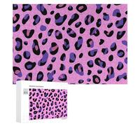 Gradient-Leopard Jigsaw Puzzle per adulti Famiglia Attività Giochi Home Decor Puzzle 300 PCS