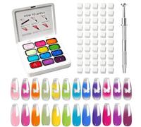 Gradient Nail Gel, 12 Colors Painting Gel, French Manicure