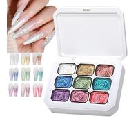 Gradient Nail Gel - Intense Pigment 9-Color Palette, DIY Manicure Salon
