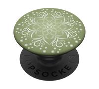 Gradient Phone 17 Sage green PopSockets PopGrip Adesivo