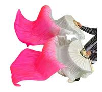 Gradient Silk Fans, Faux Silk Fans, Long Flowing Dances Flags, Chinese Dance Fans, Dancers Silk Fan, Flowy Dances Veils, Chinese National Dance Flags, Art Show Dance Flags
