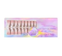 Gradient Soft Nail Tips con Base Coat e Tip Primer pre-applicati Unghie finte prefabbricate per Art DIY