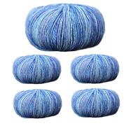 Gradient Yarn, Cotton Multi-Color Yarn, 5 X Colorful Pack, Soft Shawl and Scarf Yarns, Premium Knitting and Crochet Supplies for Sweaters, Abbigliamento 3,94 x 3,94 x 2,76 pollici, Accessories