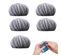 Gradient Yarn, Cotton Multi-Color Yarn, 5 X Colorful Pack, Soft Shawl and Scarf Yarns, Premium Knitting and Crochet Supplies for Sweaters, Abbigliamento 3,94 x 3,94 x 2,76 pollici, Accessories