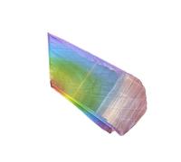 Gradiente Arcobaleno Chiffons Bandiera di Adorazione Con Bastone Flessibile Lob Striscioni Di Danza Per Protagonisti E Decorazione Della Casa Lode Bandiera