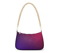 Gradiente Blu Rosso Glow Floreale Borsa a Tracolla per Le Donne Piccola Borsa Hobo Borsa Lusso Tote Borse Chiusura Cerniera