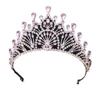 Gradiente Tiara Strass Corona Da Sposa Per Matrimoni Gioielli Dei Capelli Per Le Donne Accessori, Metallo