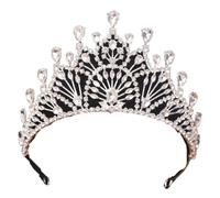 Gradiente Tiara Strass Corona Da Sposa Per Matrimoni Gioielli Dei Capelli Per Le Donne Accessori, Metallo