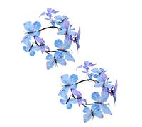 Gradienti Farfalla Ghirlande Vite Faux Ramo Texture Artigianato Facile Posizionamento Per La Stanza Styling Cambia Colore Decorazione Del Partito Rattans