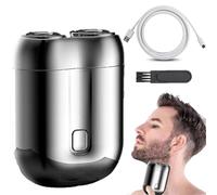 Gradientiscolor 2025 New Upgrade Pocket Shaver USB Mini Shavers for Men - Mini Electric Shavers for Men (Silver)