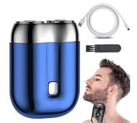 Gradientiscolor 2025 New Upgrade Pocket Shaver USB Mini Shavers for Men - Mini Electric Shavers for Men (Blue)