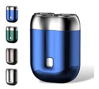 Gradientiscolor 2025 New Upgrade Pocket Shaver USB Mini Shavers for Men, Waterproof, Floating 4D Shaving Technology, Compact & Portable, Ideal for Home, Travel & Business Trips (Blue)