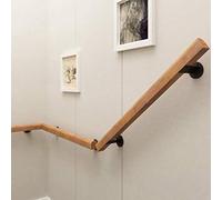 Gradina per Scale, Bannister Rail per Scale, Gradina per Scale, Gradina - 20Ft, Legno Antiscivolo Gradina per Scale, Home Interior Loft Against The Wall Elde/7Ft/210Cm