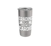 Grading Papers è il mio Cardio Professor Bicchiere termico in acciaio inox doppia parete
