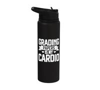 Grading Papers è il mio Cardio Professor Stainless Steel Insulated Water Bottle