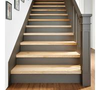Gradini 4 pz 90x30x2 cm in Rovere Massello Non Trattato