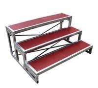 Gradini a più Livelli per Coro per spettacoli e discorsi, Piattaforma per podio di premiazione per Scuola, 1 Livello