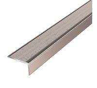 Gradini In Gomma Flessibile, Rivestimento Del Bordo Della In Alluminio | Bordi seghettati durevoli e di lunga durata, impermeabili, antiscivolo, possono(Purple gold,90cm L 50mm*30mm)