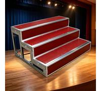 Gradini Palco Pieghevoli Pedana Corale Piattaforma Scala
