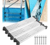 Gradini Per Scaletta Piscina, 3 Pezzi Gradino Antiscivolo Per Piscina Scala Di Ricambio In Acciaio Inox Generale Per Scaletta Scala Piscina Accessori Antiscivolo Parti Scaletta Piscina Pedale Scaletta