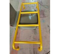 Gradini resistenti del ferro battuto della scala industriale del soppalco di forza per i letti a castello & le soffitte uso dell'interno/all'aperto & giallo sicuro 1