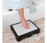 Gradino per esterni Mezzo gradino antiscivolo Impilabile Mezzo gradino in plastica per anziani Alzata per interni Sgabello per gradini Aiuto per il bagno Alzata portatile per letti alti da giardino pe