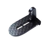 gradino portiera supporto piede Gancio di chiusura Pedale in lega di alluminio Accessori per auto di sicurezza Portapacchi pieghevole per auto Gradino per portiera auto pedale piede auto(Black)