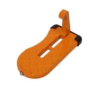 gradino portiera supporto piede Gancio di chiusura Pedale in lega di alluminio Accessori per auto di sicurezza Portapacchi pieghevole per auto Gradino per portiera auto pedale piede auto(Orange)