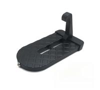 gradino portiera supporto piede Pedale per portapacchi pieghevole per auto, gancio di sicurezza in lega di alluminio, martello di sicurezza, accessorio universale per auto(1pcs black)