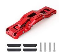 gradino portiera supporto piede Pedale pieghevole in alluminio per cerniera porta compatibile con Jeep compatibile con Wrangler JK JKU 2007-2018 JL JLU 2018-2020(Red)