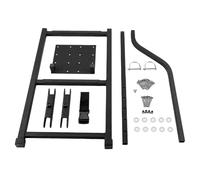 gradino portiera supporto piede Portapacchi pieghevole per portellone posteriore, per pick-up fuoristrada, piedini regolabili in altezza, in alluminio pedale piede auto