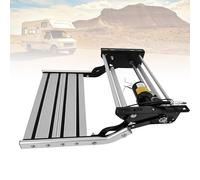 Gradino retrattile per camper con sensore per porta e illuminazione a LED, scale elettriche in lega di alluminio da 12 V per un facile accesso e sicurezza