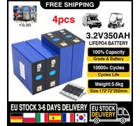 Grado A 4 pz 3.2 V 350AH Lifepo4 Batteria Ricaricabile Al Litio Ferro Fosfato Celle FAI DA TE 12 V 24 V 48 V per Barche Da Campeggio Golf Cart RV 3.2V 320AH-4pcs