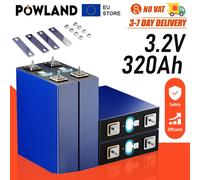 Grado A 8000 ciclo 320Ah 100Ah Lifepo4 Batteria 3.2V Litio ferro fosfato Cella ricaricabile per fai da te 12V 24V RV Solar Camping EU