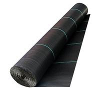 Grado commerciale Strada a terra Grande passo carraio Tessuto permeabile Stabilizzazione Rotolo Tappetino Sottostrato Nero Impermeabile for esterni Attrezzi da giardino(9.15mx3.8m)