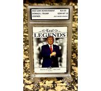 Grado Gem-Mt 10 Donald Trump 2022 Foglia Vittoria Potus Legends Card #LA-03
