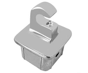 Grado marino lucidato a specchio quadrato dell'hardware 316 dell'hardware 316 del cappuccio del cursore dell'acciaio inossidabile per i montaggi del baldacchino del parasole