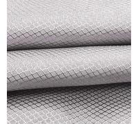 Grado Militare Tessuto Schermante RFID EMI Anti Radiazioni di Faraday Blocca i Segnali Elettromagnetici per Conduttivo Pastiglie WiFi, Fai-da-Te Scudo Wireless,silver-2m