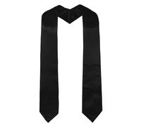 GraduatePro Laurea Stola Fascia Sacerdote Clero Dottoressa Accessori per Festa Cerimonia Universitario Decorazioni 183cm Nero