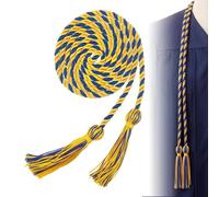 Graduation Achievement Cords - Ceremony Gown Decoration Rope for Student Recognition | Soft Textile Construction with Decorative Tassel Style, Event Accessory for Class Reunion Celebration
