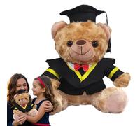 Graduation Bear, Class of 2025 Grad Stuffed Animal, Cute Bears Plush with String Light, College High School Graduation Gift with LED Lights, Ideal for Special Celebrations, 28 cm