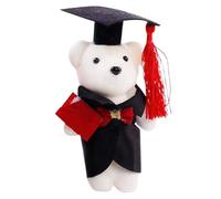 Graduation Bears Class Of 2025 Sitting Animal Plush Bouquet Making For Gift | Grad Bear for Kindergarten, Preschool, Elementary, Middle School, High School, University, Teacher, Student, Photos, End Of