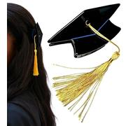 Graduation Cap Hair Claw - Clip per capelli alla con tassello d'oro, fermaglio per capelli | Elegante fermaglio per capelli per donne e ragazze, laurea, feste universitarie e eventi scolastici