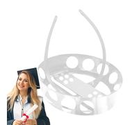Graduation Cap Headband Insert - Anti-Slip Secure Fix | Grad Cap Stabilizer Tool | For Graduation Ceremony New Old Styles, Comfortable Adjustable Easy Install Protects Hairstyle Men Women Graduates