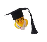 Graduation Ducks Yellow Duck Ornament With Graduation Cap Decor