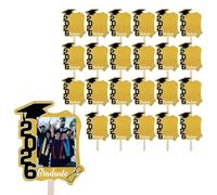 Graduation Fans Set - Double Sided Photo Cutout Handle, Class 2026 with DIY Face Design, Party Favor with Easy Hold, School Decor for College Birthday, Grad Fan for Wedding Festival Souvenir Use