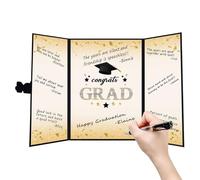 Graduation Guest Book 2025, Memory Scrapbook High School, 11.81x8.46in Autograph Signature Journal, Creative Keepsake Sign In Book for Graduation Party and Senior Year Celebration