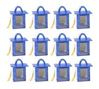 Graduation Hat Chocolate Box - Enhances Grad Party Decor, 12 pezzi Treat Holder With Tassel, Clear Window + Insert Base, Premium Paper Cupcake Boxes, For University Students & College Events