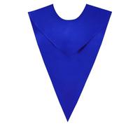 Graduation Stole Shawl, V Neck Reversible Collar, Solid Color Sash Accessory, Unisex Ceremony Wrap, for Recognition Event Award Ceremony Performance Banquet Party College Choir Competition Church