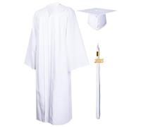 GraduationMall 2025 Toga Laurea Toga e Tocco Cappello Laurea Uomo Donna Nappa Cerimonia Universitaria Unisex Costume Carnevale